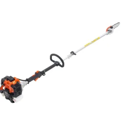 VEVOR Gas Pole Saw, 33CC 2 Stroke Gas Powered Pole Saws with 8 in Cutting Bar, Cordless Tree Trimmer with 30 fl.oz Fuel Tank, 6.7 to 11.6 ft Extendable, Powerful Chainsaw for Tree Trimming Pruning
