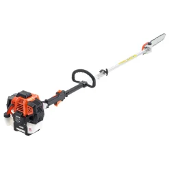 VEVOR Gas Pole Saw, 52CC 2 Stroke Gas Powered Pole Saws with 14 in Cutting Bar, Cordless Tree Trimmer with 30 fl.oz Fuel Tank, 7.2 to 10 ft Extendable, Powerful Chainsaw for Tree Trimming Pruning