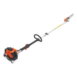 VEVOR Gas Pole Saw, 43CC 2 Stroke Gas Powered Pole Saws with 10 in Cutting Bar, Cordless Tree Trimmer with Rotatable Head, 6.9 to 11.8 ft Extendable, Powerful Chainsaw for Tree Trimming Pruning