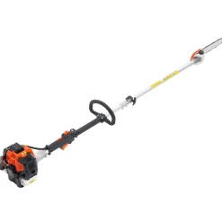 VEVOR Gas Pole Saw, 25CC 2 Stroke Gas Powered Pole Saws with 8 in Cutting Bar, Cordless Tree Trimmer with 23 fl.oz Fuel Tank, 6.5 to 9 ft Extendable, Powerful Chainsaw for Tree Trimming Pruning