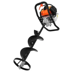 VEVOR Gas Powered Ice Auger, 52CC 2-Stroke Ice Fishing Augers with 8