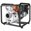 VEVOR Gas Powered Water Pump, 3 in, 242 GPM 7HP Semi Trash Water Transfer Pump Portable, Gasoline Engine with 25 ft Discharge Hose, Heavy Duty Frame, Cast Iron Impeller, for Irrigation, Ponds, Pools