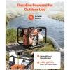 VEVOR Gas Powered Water Pump, 3 in, 264 GPM 7HP Semi Trash Water Transfer Pump Portable, Gasoline Engine with 25 ft Discharge Hose, Heavy Duty Frame, Cast Iron Impeller, for Irrigation, Ponds, Pools