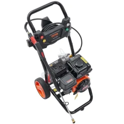 VEVOR Gas Pressure Washer, 3400 PSI 2.6 GPM, Gas Powered Pressure Washer with Aluminum Pump, Spray Gun and Extension Wand, 5 Quick Connect Nozzles, for Cleaning Cars, Homes, Driveways, Patios
