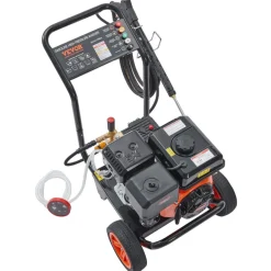 VEVOR Gas Pressure Washer, 4400 PSI 4.0 GPM, Gas Powered Pressure Washer with Copper Pump, Spray Gun and Extension Wand, 5 Quick Connect Nozzles, for Cleaning Cars, Homes, Driveways, Patios