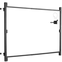VEVOR Gate Building Kit, Fits 40 to 72 in Wide Openings, Up from 4 to 5 ft High Fence, Adjustable Gate Building Kit, Anti Sag Full Gate Frame Kit with Latch Lock and Screws, for Wooden Fence, Iron