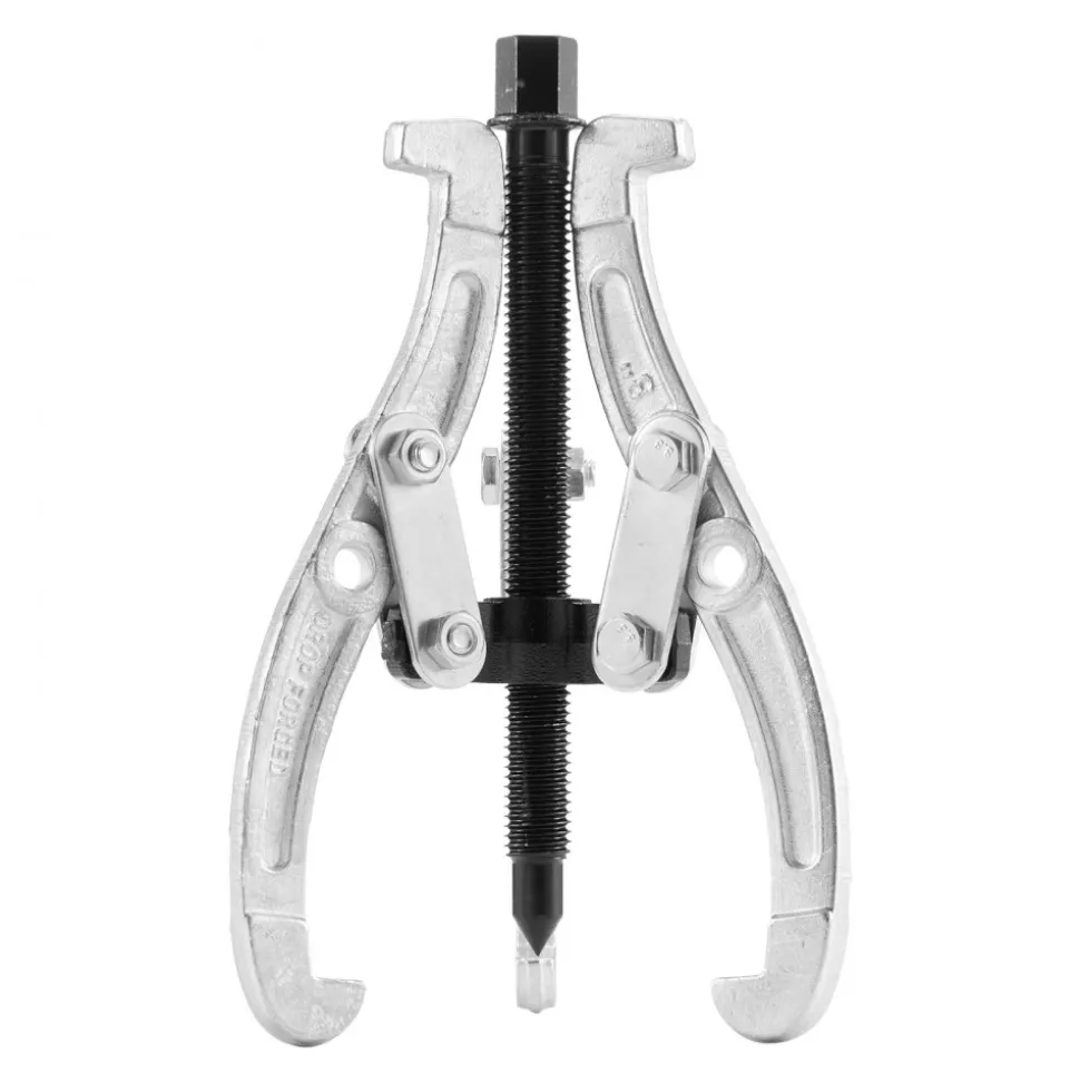 VEVOR Gear Puller Set, 3 in/4 in/6 in/8 in 3 Jaw Bearing Puller with Reversible Jaws, 2 Jaw/3 Jaw Pulley Puller Tool, 4 PCS Heavy Duty Bearing Puller Tool Kit for Pulley Gear Bearing Flywheel Removal
