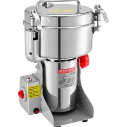 VEVOR 2500g Electric Grain Mill Grinder, 3400W 32000RPM High Speed Spice Corn Dry Grinding Machine, Stainless Steel Pulverizer Powder Machine for Dried Grains Coffee Beans Spices Nuts (270° Swing Type)