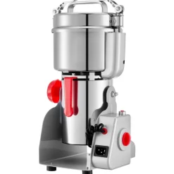 VEVOR 750g Electric Grain Mill Grinder, 2000W 28000RPM High Speed Spice Corn Dry Grinding Machine, Stainless Steel Pulverizer Powder Machine for Dried Grains Coffee Beans Spices Nuts (270° Swing Type)