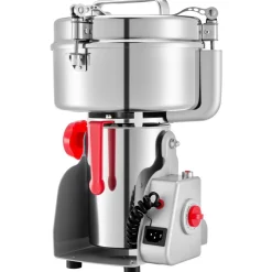 VEVOR 2000g Electric Grain Mill Grinder, 3400W 32000RPM High Speed Spice Corn Dry Grinding Machine, Stainless Steel Pulverizer Powder Machine for Dried Grains Coffee Beans Spices Nuts (270° Swing Type)