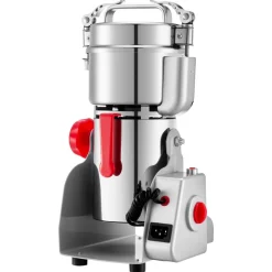 VEVOR 300g Electric Grain Mill Grinder, 1500W 28000RPM High Speed Spice Corn Dry Grinding Machine, Stainless Steel Pulverizer Powder Machine for Dried Grains Coffee Beans Spices Nuts (270° Swing Type)