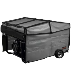 VEVOR Generator Cover, 34 x 26 x 21 Inch Waterproof Universal Generator Cover for Most Generators 3500-12000 Watt, Portable Generator Running Cover with Heavy Duty Thicken 420D Oxford Fabric, Grey