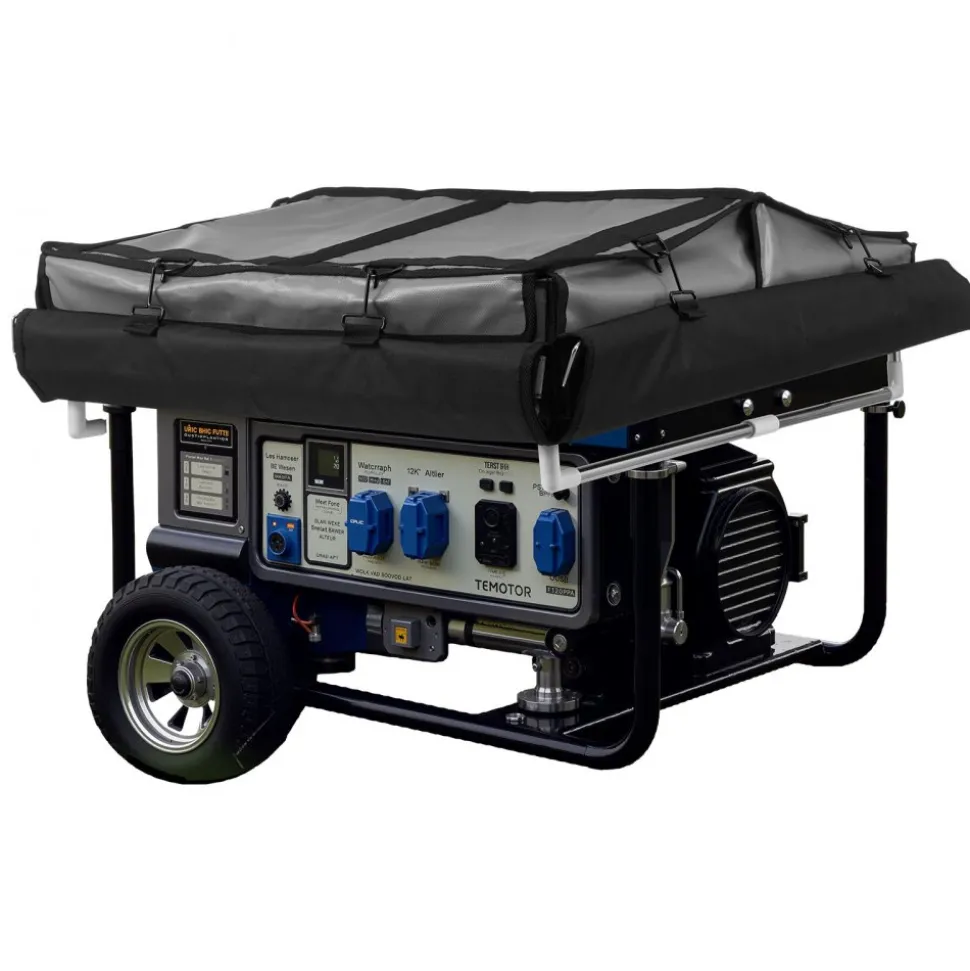 VEVOR Generator Cover, 34 x 26 x 21 Inch Waterproof Universal Generator Cover for Most Generators 3500-12000 Watt, Portable Generator Running Cover with Heavy Duty Thicken 420D Oxford Fabric, Grey