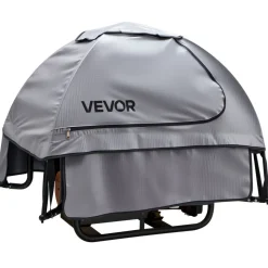 VEVOR Generator Cover, 36 x 26 x 26 Inch Waterproof  Generator Cover for Most Generators 70-108 Inches Perimeter, Portable Generator Running Cover with Heavy Duty Thicken Oxford Fabric, Grey