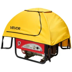 VEVOR Generator Cover, 36 x 26 x 26 Inch Waterproof Universal Generator Cover for Most Generators 70-108 Inch Perimeter, Portable Generator Running Cover with Heavy Duty Thicken Oxford Fabric, Yellow