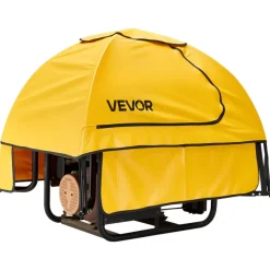 VEVOR Generator Cover, 36 x 26 x 26 Inch Waterproof Universal Generator Cover for Most Generators 70-108 Inch Perimeter, Portable Generator Running Cover with Heavy Duty Thicken Oxford Fabric, Yellow