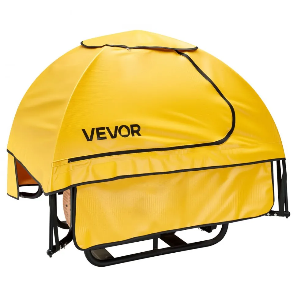 VEVOR Generator Cover, 36 x 26 x 26 Inch Waterproof Universal Generator Cover for Most Generators 70-108 Inch Perimeter, Portable Generator Running Cover with Heavy Duty Thicken Oxford Fabric, Yellow