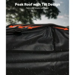 VEVOR Generator Cover, 34 x 26 x 21 Inch Waterproof Universal Generator Cover for Most Generators 3500-12000 Watt, Portable Generator Running Cover with Heavy Duty Thicken 420D Oxford Fabric, Black