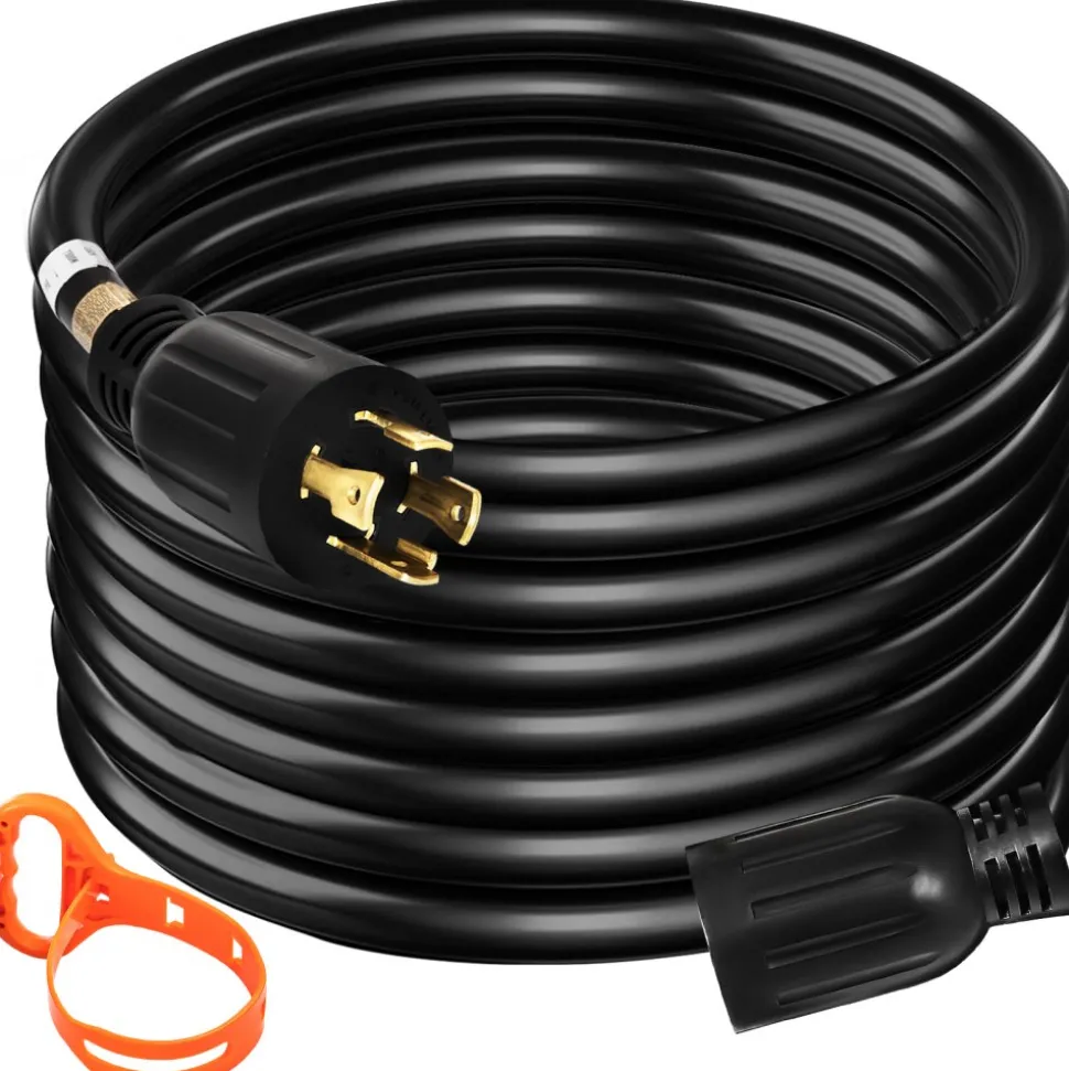 VEVOR Generator Extension Cord 40 Foot 10 Gauge Extension Wire 30 Amp SJTW Cable