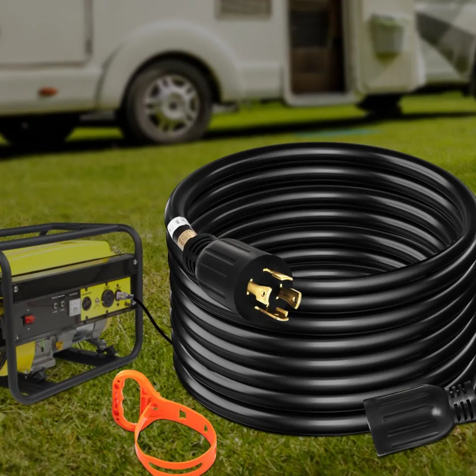 VEVOR Generator Extension Cord 40 Foot 10 Gauge Extension Wire 30 Amp SJTW Cable