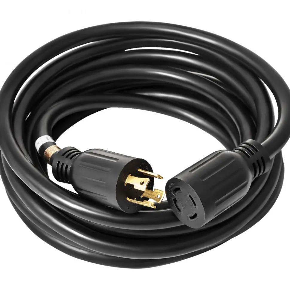 VEVOR Generator Extension Cord 40 Foot 10 Gauge Extension Wire 30 Amp SJTW Cable
