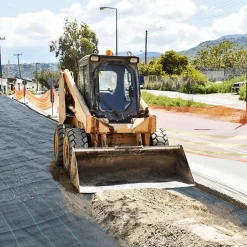 VEVOR Geotextile Fabric, 12.5 x 30 ft 3.5oz Woven PP Driveway Drain Cloth with 600lbs Tensile Strength, Heavy Duty Underlayment for Soil Stabilization, Landscaping, Weed Barrier, 12.5FT30FT-3.5OZ, Bla