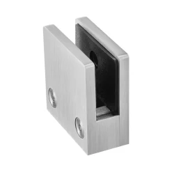 VEVOR Glass Clamp, 4 PCS Square Glass Railing Bracket for 0.31