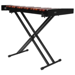 VEVOR Glockenspiel Xylophone, 37 Notes, Wooden Professional Xylophone Percussion Instrument, with Height Adjustable Stand, 4 Mallets, Carrying Bag, Beginner Musical Instrument Kit for Adults and Kids