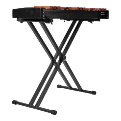 VEVOR Glockenspiel Xylophone, 32 Notes, Wooden Professional Xylophone Percussion Instrument, with Height Adjustable Stand, 4 Mallets, Carrying Bag, Beginner Musical Instrument Kit for Adults and Kids