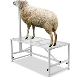 VEVOR Goat & Sheep Stand, 51x23 inch Livestock Stand, Metal Livestock Milking and Shearing Stand 21