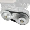 VEVOR Go-Kart Torque Converter, 3/4" Go-Kart Clutch Kit, 30 Series Asymmetrical Driver Pulley Replacement with Drive Belt, for 2-8 HP Small Engines, Replace Comet 219552, Manco 5957, Yerf Dog Q43201W