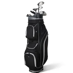 VEVOR Golf Cart Bag, 14 Way Top Divider Organizer, Golf Club Bag with Full-length Divider, Storage Pockets, Shoulder Strap, Rain Hood, Smooth Zippers, High-Strength 900D Polyester for Men & Women