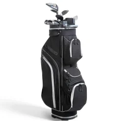 VEVOR Golf Cart Bag, 14 Way Top Divider Organizer, Golf Club Bag with Full-length Divider, Storage Pockets, Shoulder Strap, Rain Hood, Smooth Zippers, High-Strength 900D Polyester for Men & Women