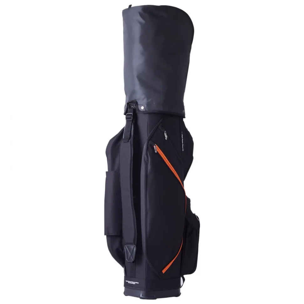 VEVOR Golf Cart Bag with 14 Way Organizer Divider Top, 36” 13 Pockets Premium Cart Bag, Durable Golf Bags with Handles & Dust Cover & Detachable Straps for Men & Women, Black & Orange
