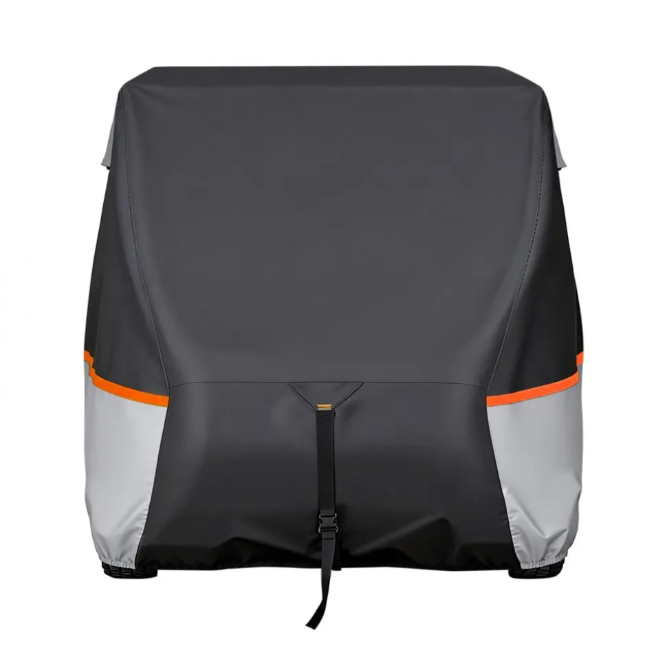 VEVOR Golf Cart Cover, Full Coverage 2+2/4 Passenger Golf Cart, 420D Waterproof Oxford Fabric Club Car Cover Fits Most Carts Club Car, Yamaha, EZGO, Honda, Silver-Coated Layer & Three Zipper Doors