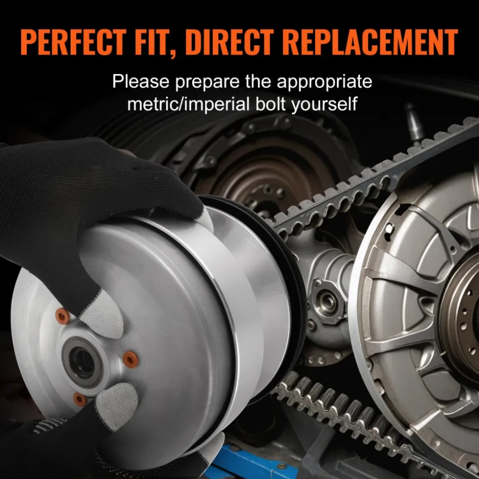 VEVOR Golf Cart Drive Clutch Fits for Club Car DS 1997-2015 and Precedent 2004-2015, Primary Drive Clutch Assembly, Replace# 1018329-02/101833902