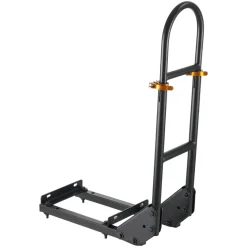 VEVOR Golf Cart Grab Bar, 17.7 x 9.3 x 35.6 Inch, Compatible with Most Golf Carts with Metal Footplates, No Modification Needed, 27.5 to 33.5 Inch Height Adjustable Carbon Steel Rear Seat Grab Bar