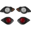 VEVOR Golf Cart Light Kit, 12 Volt, Street Legal LED Headlight and Taillight Kit with Wiring Harness, Turn Signals, Hazard Light, Switch Horn, Brake Pad, Zip Ties, ABS Housing, for Yamaha G29 2007-Up