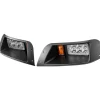 VEVOR Golf Cart Light Kit, 12 Volt, Street Legal LED Headlight and Tail Light Kit with Wiring Harness, Turn Signals, Hazard Light, Switch Horn, Brake Pad, Zip Ties, ABS Housing, for EZGO TXT 1996-2013