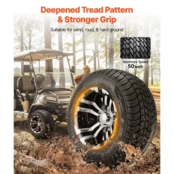 VEVOR Golf Cart Wheels, 10