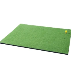 VEVOR Golf Hitting Mat, 5x4ft Artificial Turf Golf Hitting Mat, Golf Hitting Training Aids with 10 Golf Balls, 9 Golf Tees, Golf Practice Hitting Mat for Backyard Driving Indoor Outdoor Training