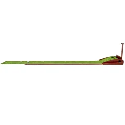 VEVOR Golf Putting Mat, 2 Hole Indoor Golf Putting Green, Wrinkle-Free Golf Training Aid, Mini Golf Set with Auto-Ball Return, Alignment Guide, 3 Ball, Wood Base, Game Practice Gift for Home Office