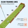 VEVOR Golf Putting Mat, 5 Hole Indoor Golf Putting Green, Wrinkle-Free Golf Training Aid, Mini Golf Set  with Auto-Ball Return, Alignment Guide, 3 Ball, Wood Base, Game Practice Gift for Home Offic