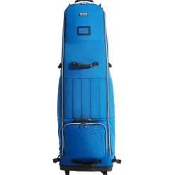 VEVOR Golf Travel Bag, Outdoors Soft-Sided Golf Travel Cover, Heavy Duty 1200D Polyester Oxford Wear-Resistant Waterproof, Padded Luggage Case with Wheels, Foldable Golf Club Storage Bag for Airline
