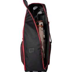 VEVOR Golf Travel Bag, Outdoors Soft-Sided Golf Travel Cover, Heavy Duty 1800D Polyester Oxford Wear-Resistant Waterproof, Padded Luggage Case with Wheels, Foldable Golf Club Storage Bag for Airline