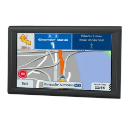 VEVOR GPS Navigator for Car, 9 inch Touch Screen 16GB GPS Navigation System with Built-in Dash Cam, Voice Turn-by-Turn Guidance, Speed and Red Light Warning, Custom Truck Routing, for Car Truck RV