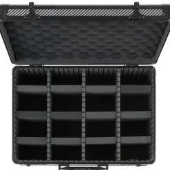 VEVOR Graded Card Case 3 Row 150 PSA Slab Storage Box with Secure Lock, Baseball Sports Trading Cards Holder Collector with 12 Dividers, Key, Holds 100 SGC 80 BGS 500 Top Loaders & 999+ Loose Cards