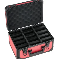 VEVOR Graded Card Case 3 Row 96 PSA Slab Storage Box with Secure Lock, Baseball Sports Trading Cards Holder Collector with 12 Dividers, Key, Holds 76 SGC 68 BGS 348 Top Loaders and 999+ Loose Cards