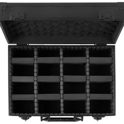 VEVOR Graded Card Case 3 Row 180 PSA Slab Storage Box with Mechanical Lock, Baseball Sports Trading Cards Holder Collector with 12 Dividers, Holds 120 SGC 100 BGS 520 Top Loaders & 999+ Loose Cards