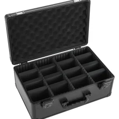 VEVOR Graded Card Case 4 Row 152 PSA Slab Storage Box TSA Approved Lock, Baseball Sports Trading Cards Holder Collector, with 12 Dividers, Holds 120 SGC 100 BGS 550 Top Loaders & 999+ Loose Cards